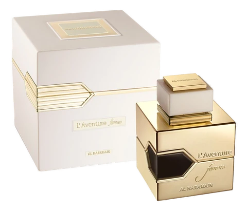 Frasco y caja de L'Aventure Femme