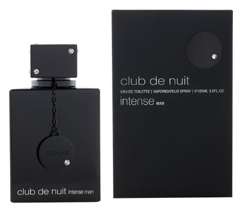 Frasco y caja de Club de Nuit Intense Man