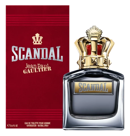 Frasco y caja de Scandal Pour Homme