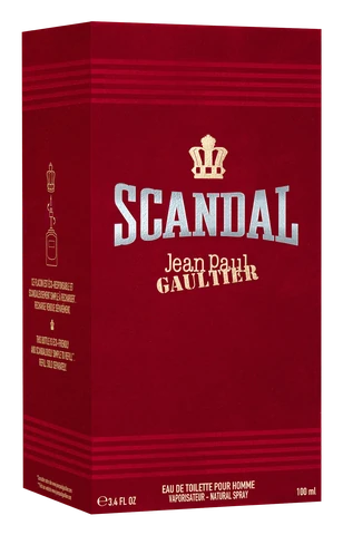Caja frontal de Scandal Pour Homme