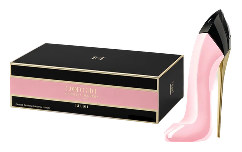 Frasco y caja de Good Girl Blush