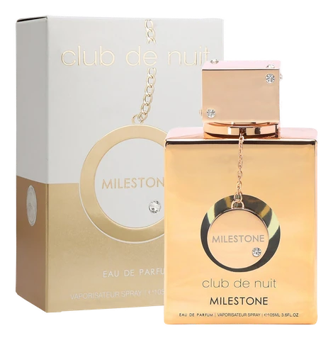 Frasco y caja de Club de Nuit Milestone