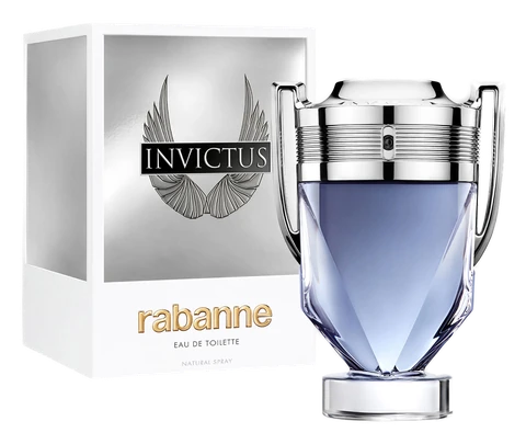Frasco y caja de Invictus