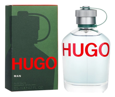 Frasco y caja de Hugo