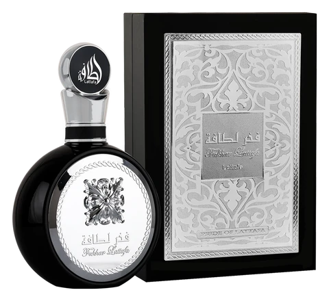 Frasco y caja de Fakhar Black