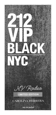 Caja frontal de 212 VIP Black NY Rodeo