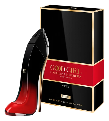 Frasco y caja de Very Good Girl Elixir