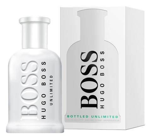Frasco y caja de Bottled Unlimited