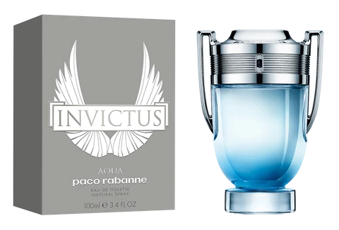 Frasco y caja de Invictus Aqua