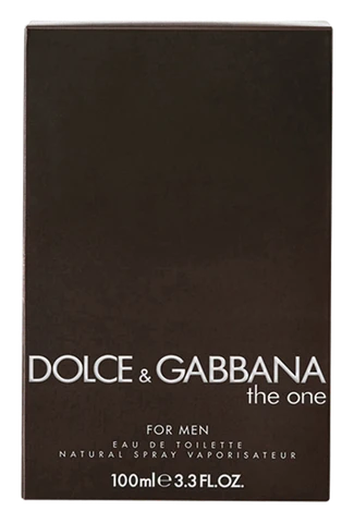Caja frontal de The One for Men